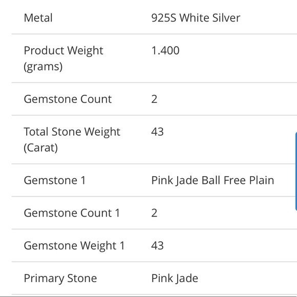 Burmese Pink Jade Bracelet & Earrings Set - Picture 7 of 7